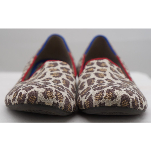 ROTHY’s Womens The Loafers Mocha Spot Flat Shoes Animal Print Leopard Size 9 - Picture 6 of 11